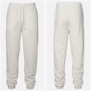 Elwood Core Vintage White Cotton Sweatpants Size Medium